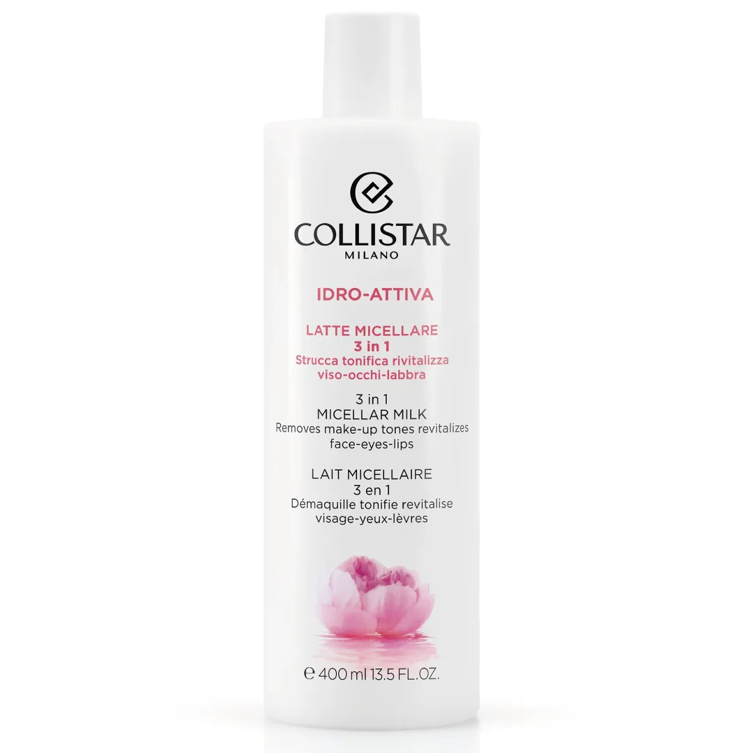Collistar Idro-attiva 3-in-1 Micellar Milk 400ml 1 Collistar Idro-attiva 3-in-1 Micellar Milk 400ml