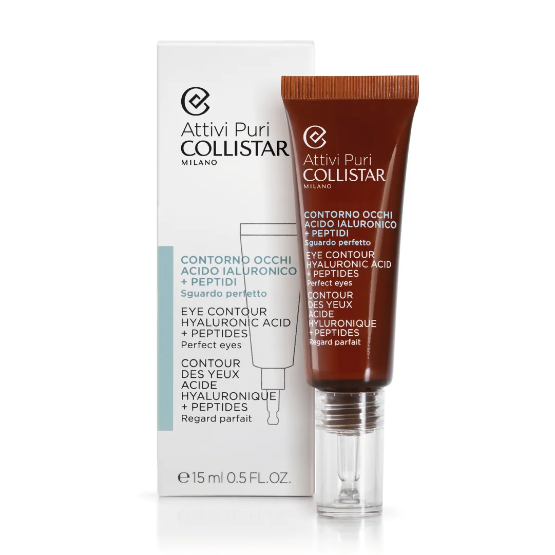 Collistar Pure Actives Eye Contour Hyaluronic Acid + Peptides 15ml 0.51 Fl.oz 2 Collistar Pure Actives Eye Contour Hyaluronic Acid + Peptides 15ml 0.51 Fl.oz - Image 2