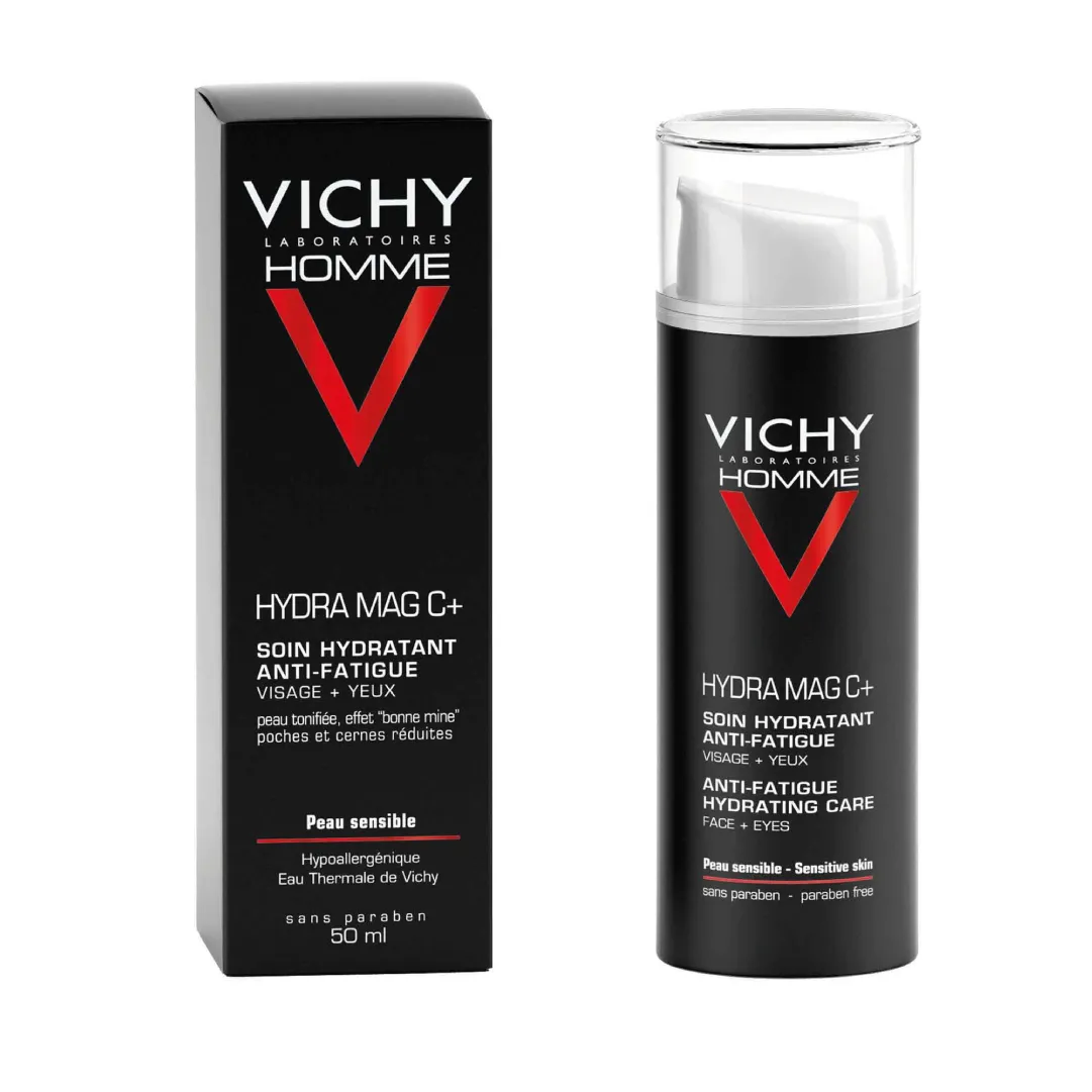 Vichy Homme Hydra Mag C Anti-fatigue Face And Eyes Care For Man 50ml 2 Vichy Homme Hydra Mag C Anti-fatigue Face And Eyes Care For Man 50ml - Image 2