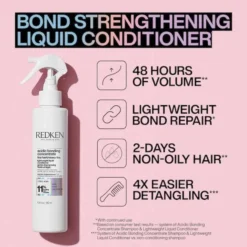 Redken Acidic Bonding Concentrate Lightweight Liquid Conditioner Fine Hair 200ml 6.8fl.oz -Nude Rich Sales LySin Redken acidic bonding concentrate lightweight liquid conditioner fine hair 200ml 6.8fl.oz RED00140 4