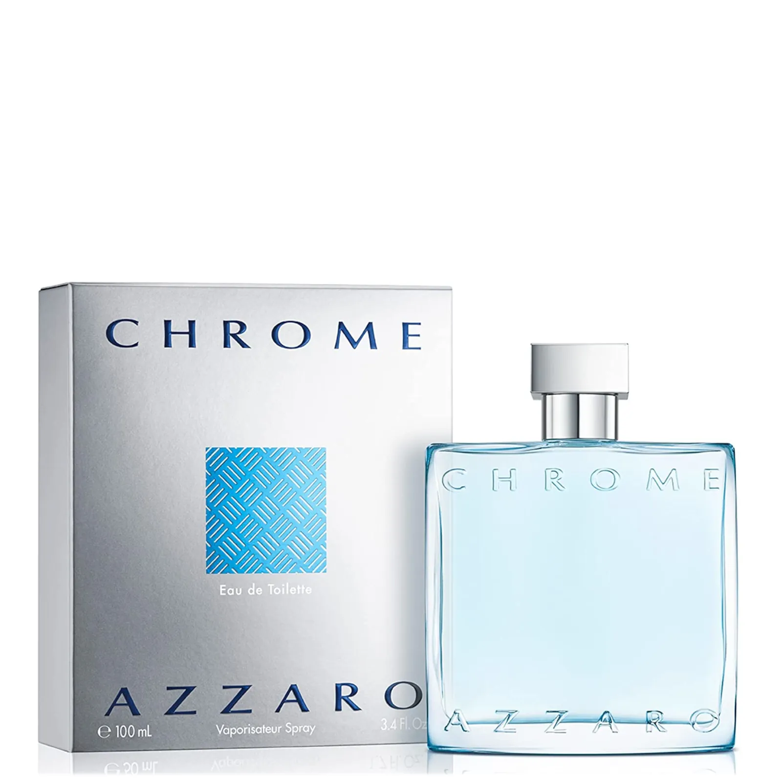 Azzaro Chrome Eau De Toilette 100ml 3.38fl.oz 1 Azzaro Chrome Eau De Toilette 100ml 3.38fl.oz
