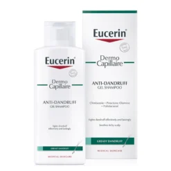 Eucerin Dermocapillaire Anti-dandruff Gel Shampoo 250ml 8.5fl.oz