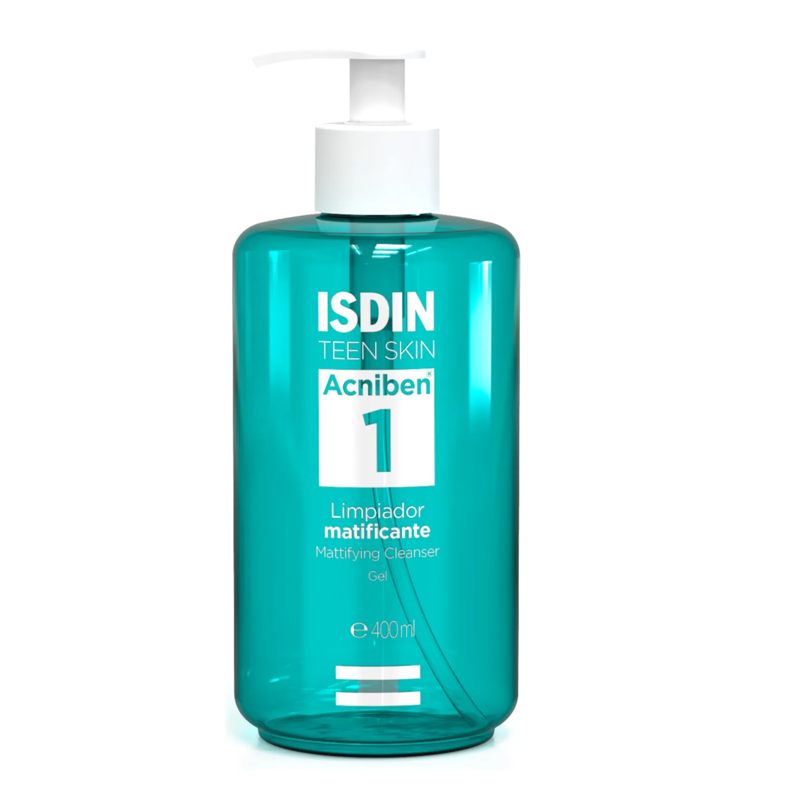 Isdin Acniben Mattifying Cleanser Gel 400ml 14fl.oz 1 Isdin Acniben Mattifying Cleanser Gel 400ml 14fl.oz