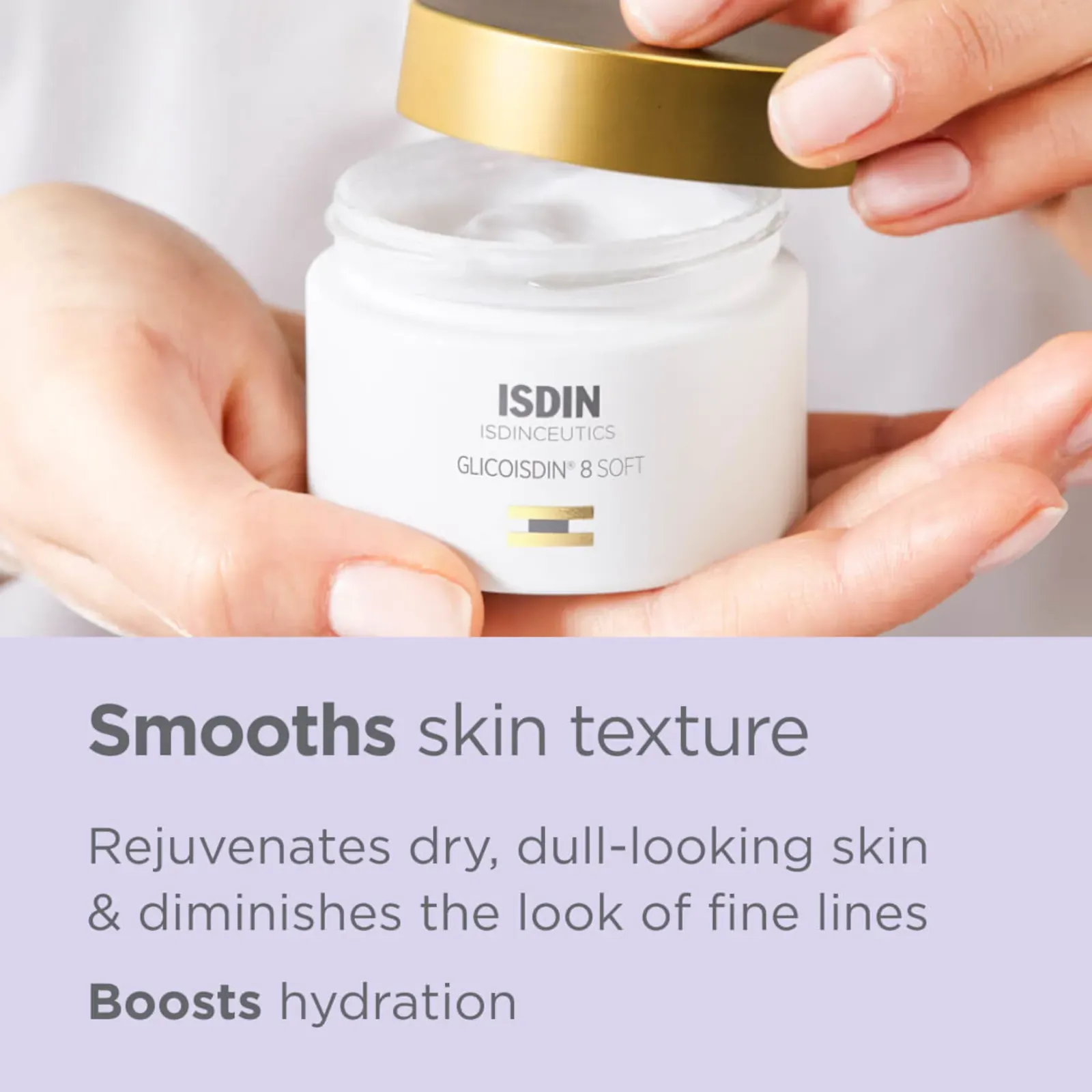 Isdin Isdinceutics Glicoisdin 8 Facial Cream With Glycolic Acid 50ml 1.7fl.oz 2 Isdin Isdinceutics Glicoisdin 8 Facial Cream With Glycolic Acid 50ml 1.7fl.oz - Image 2