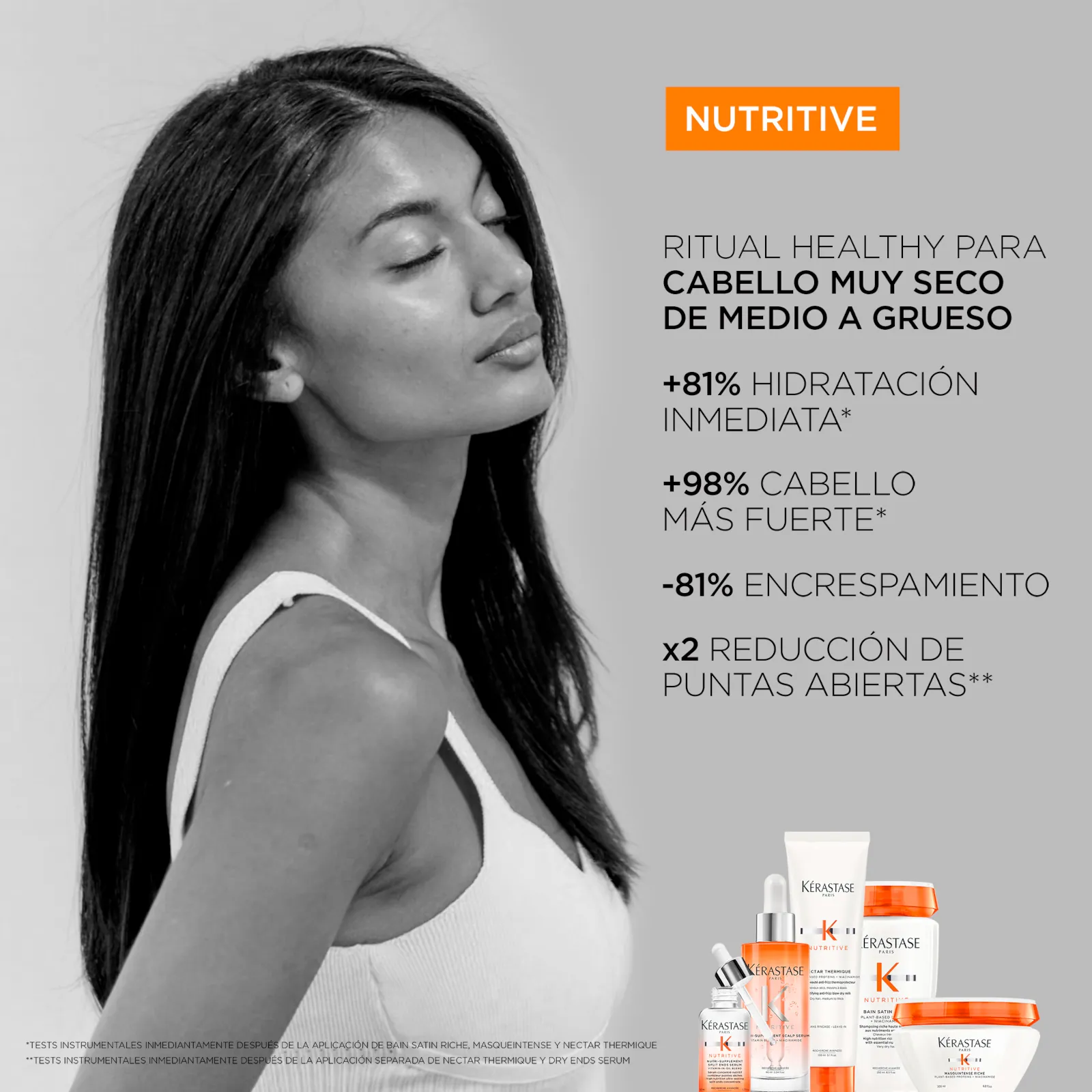 Kérastase Nutritive Bain Satin Hydrating Shampoo For Dry Hair 250ml 8.5floz 2 Kérastase Nutritive Bain Satin Hydrating Shampoo For Dry Hair 250ml 8.5floz - Image 2