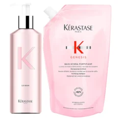 Kérastase Genesis Aluminium Bottle & Shampoo Refill Bundle