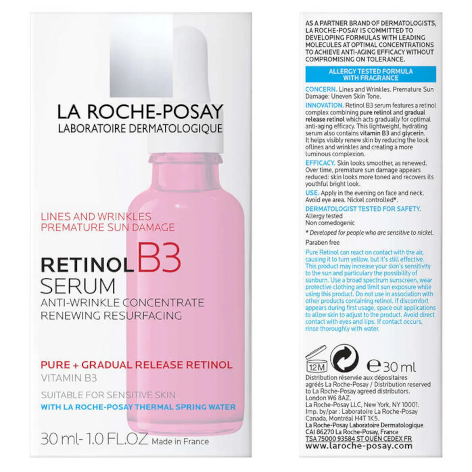 LA ROCHE-POSAY La Roche Posay Retinol B3 Anti-wrinkles Serum 30ml 4 LA ROCHE-POSAY La Roche Posay Retinol B3 Anti-wrinkles Serum 30ml - Image 4