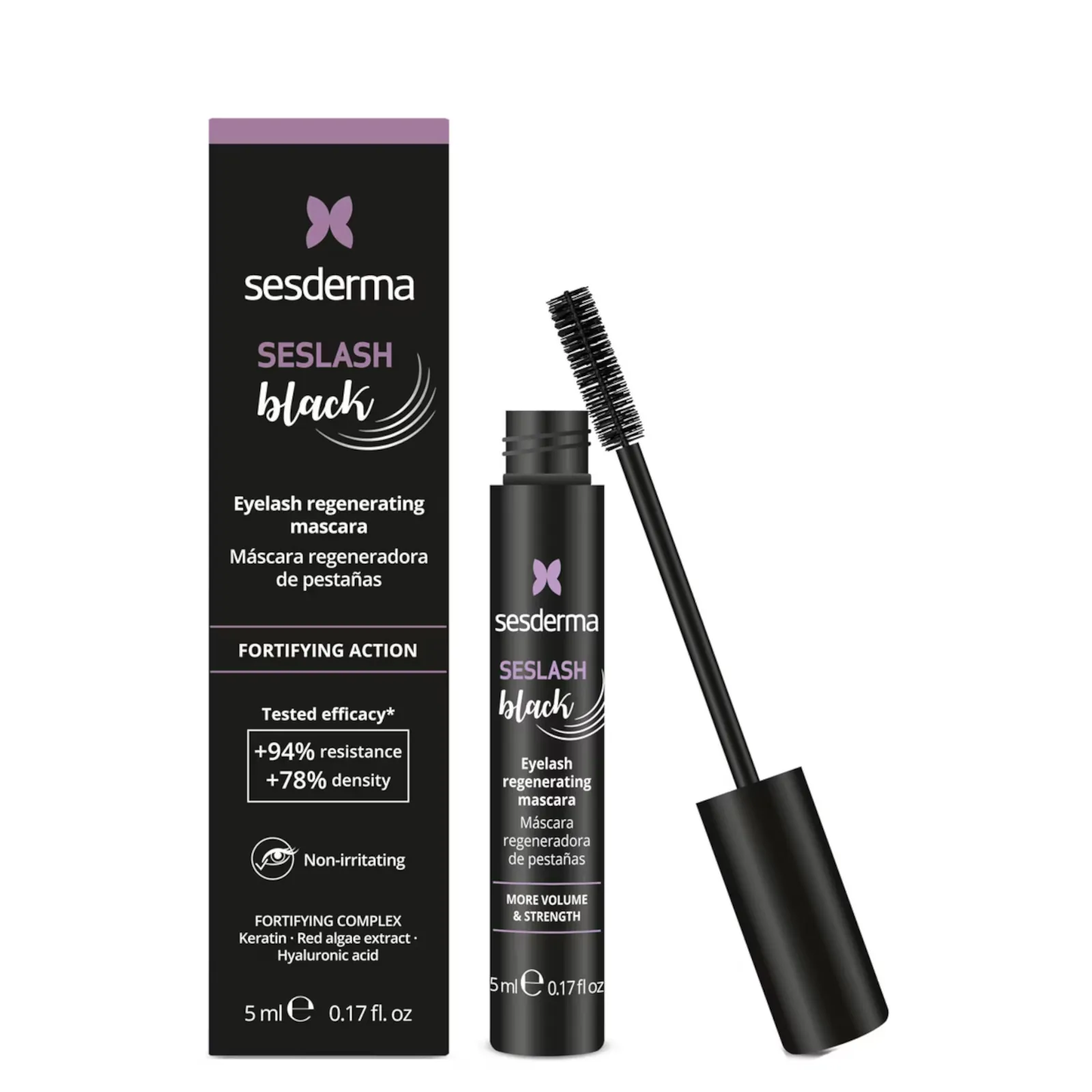 Sesderma Seslash Black Eyelash Regenerating Mascara 5ml 0.17fl.oz 2 Sesderma Seslash Black Eyelash Regenerating Mascara 5ml 0.17fl.oz - Image 2