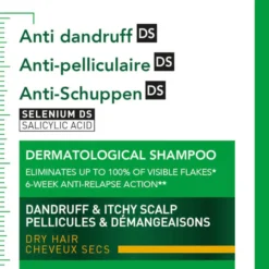 Vichy Dercos Anti-dandruff Ds Shampoo Refill For Dry Hair 500ml 16.9fl.oz -Nude Rich Sales LySkin Vichy dercos anti dandruff ds shampoo refill for dry hair 500ml 16.9fl.oz VCY00311 1