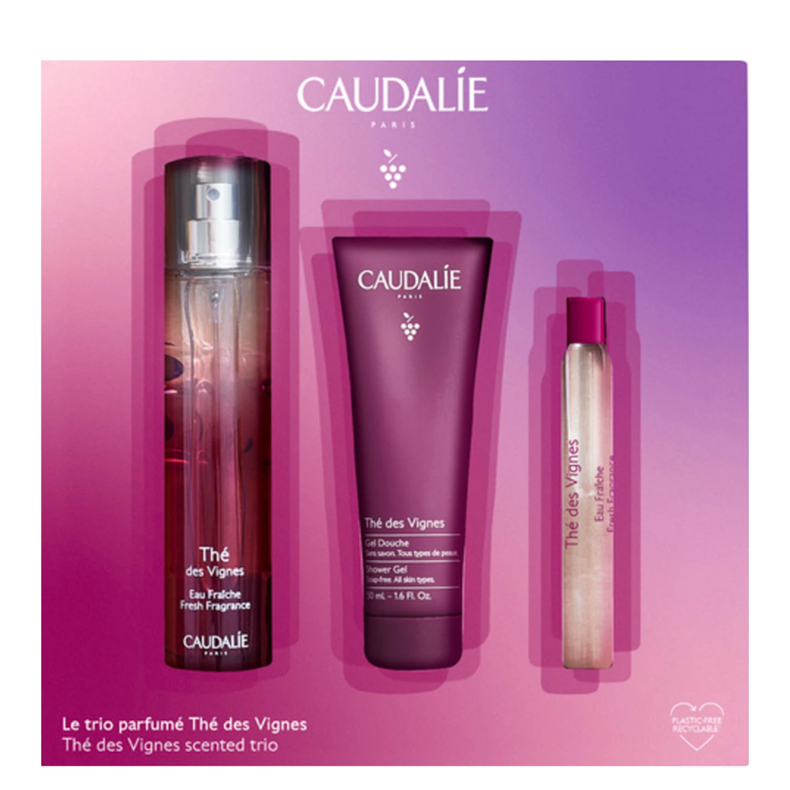 Caudalie Thé Des Vignes Fragrance Trio Set 1 Caudalie Thé Des Vignes Fragrance Trio Set