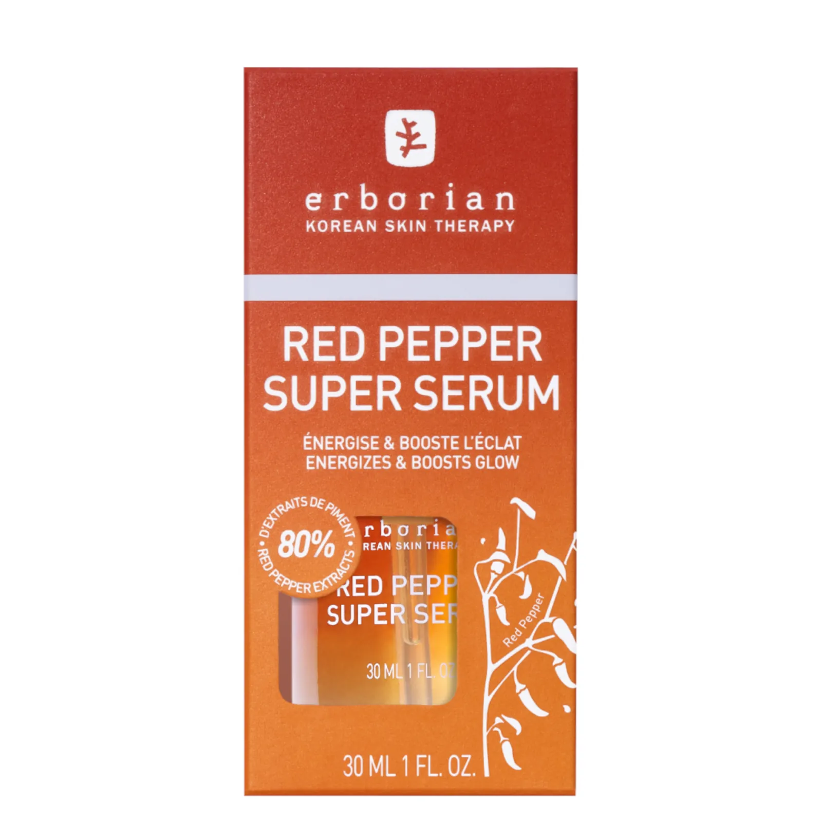 Erborian Red Pepper Super Serum Glow And Exfoliating Care 30ml 3 Erborian Red Pepper Super Serum Glow And Exfoliating Care 30ml - Image 3