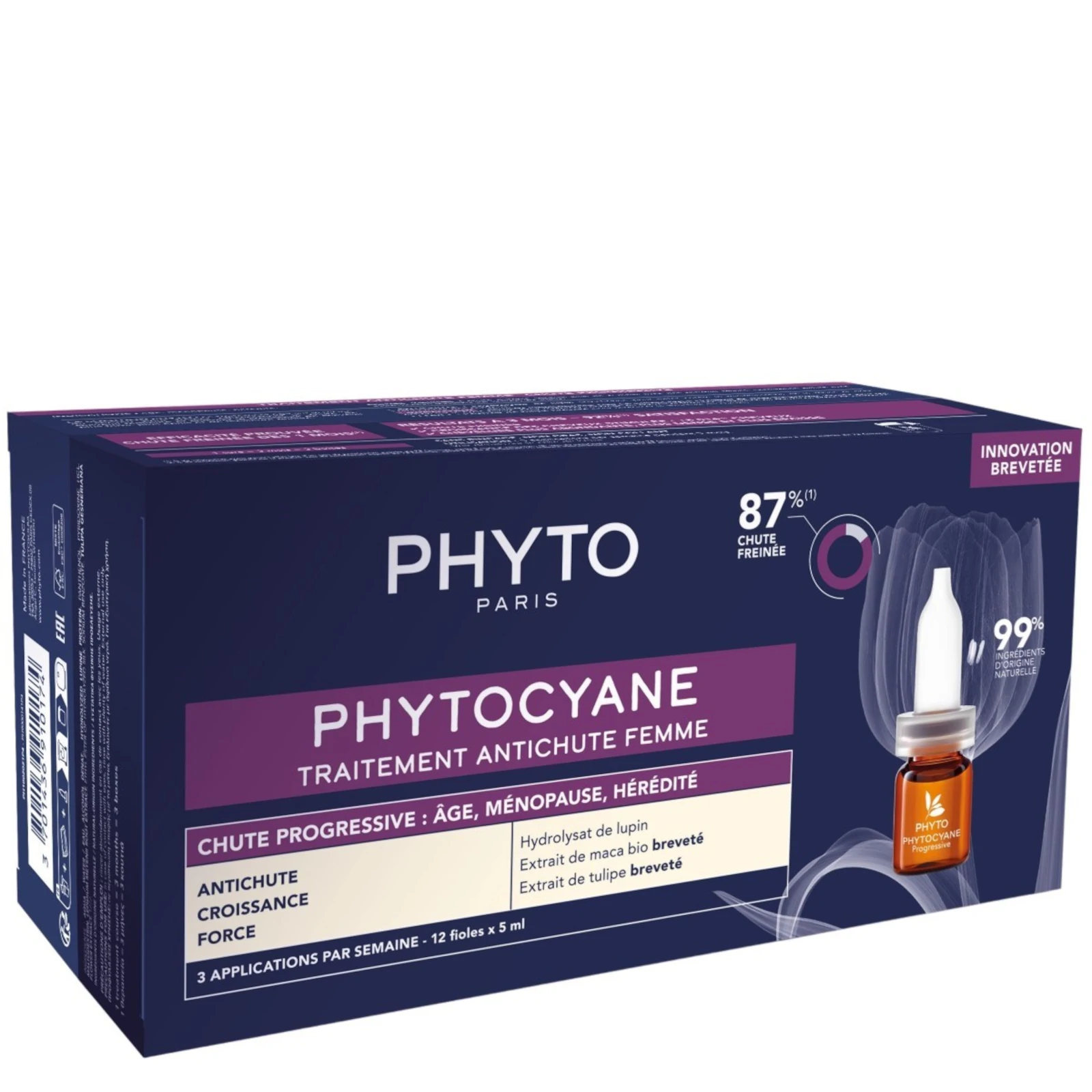 Phyto Phytocyane Gradual Hair Loss Ampoules (aging, Menopause, Heredity) 12x5ml 1 Phyto Phytocyane Gradual Hair Loss Ampoules (aging, Menopause, Heredity) 12x5ml