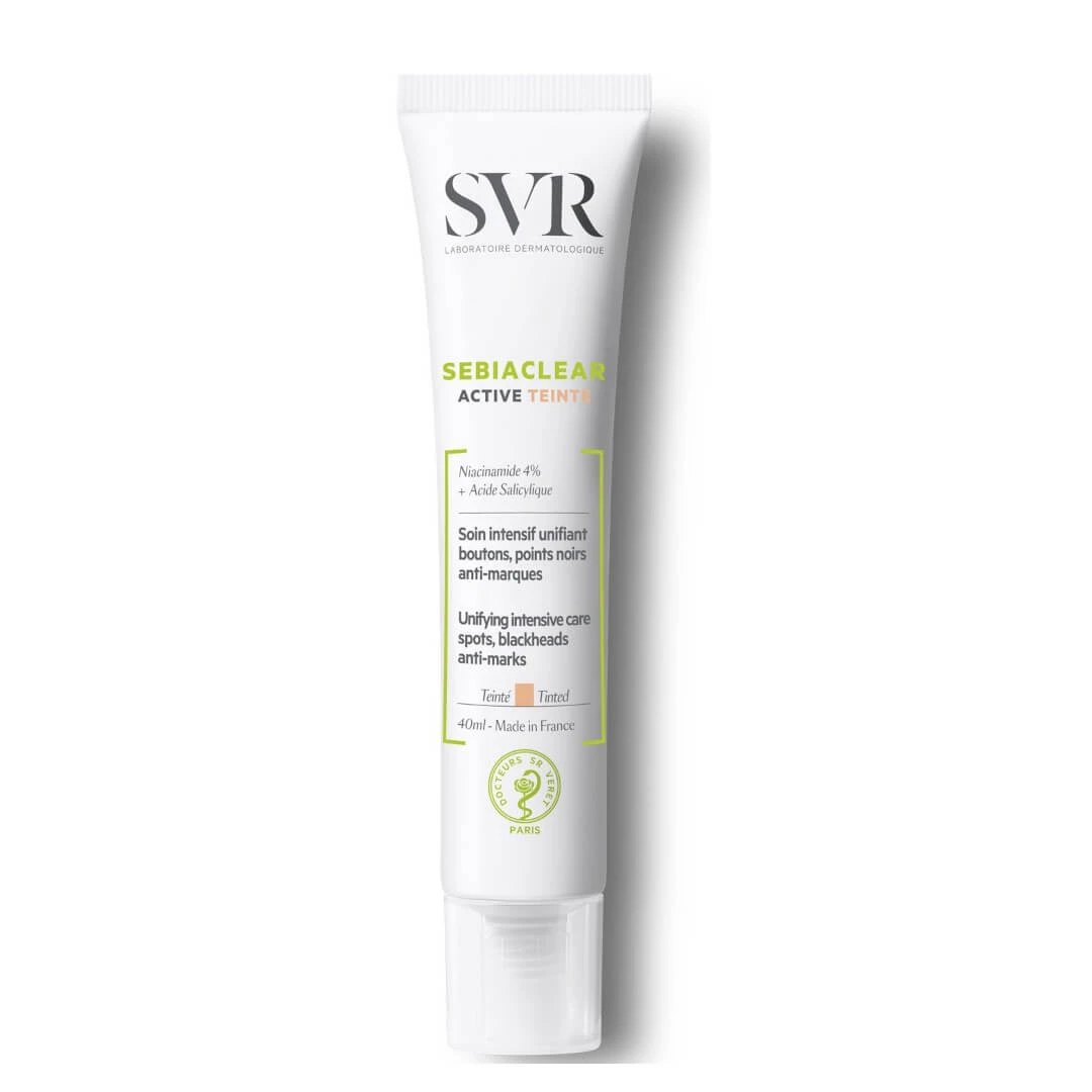 Svr Sebiaclear Active Tinted Anti-blemish Moisturising 40ml 1 Svr Sebiaclear Active Tinted Anti-blemish Moisturising 40ml