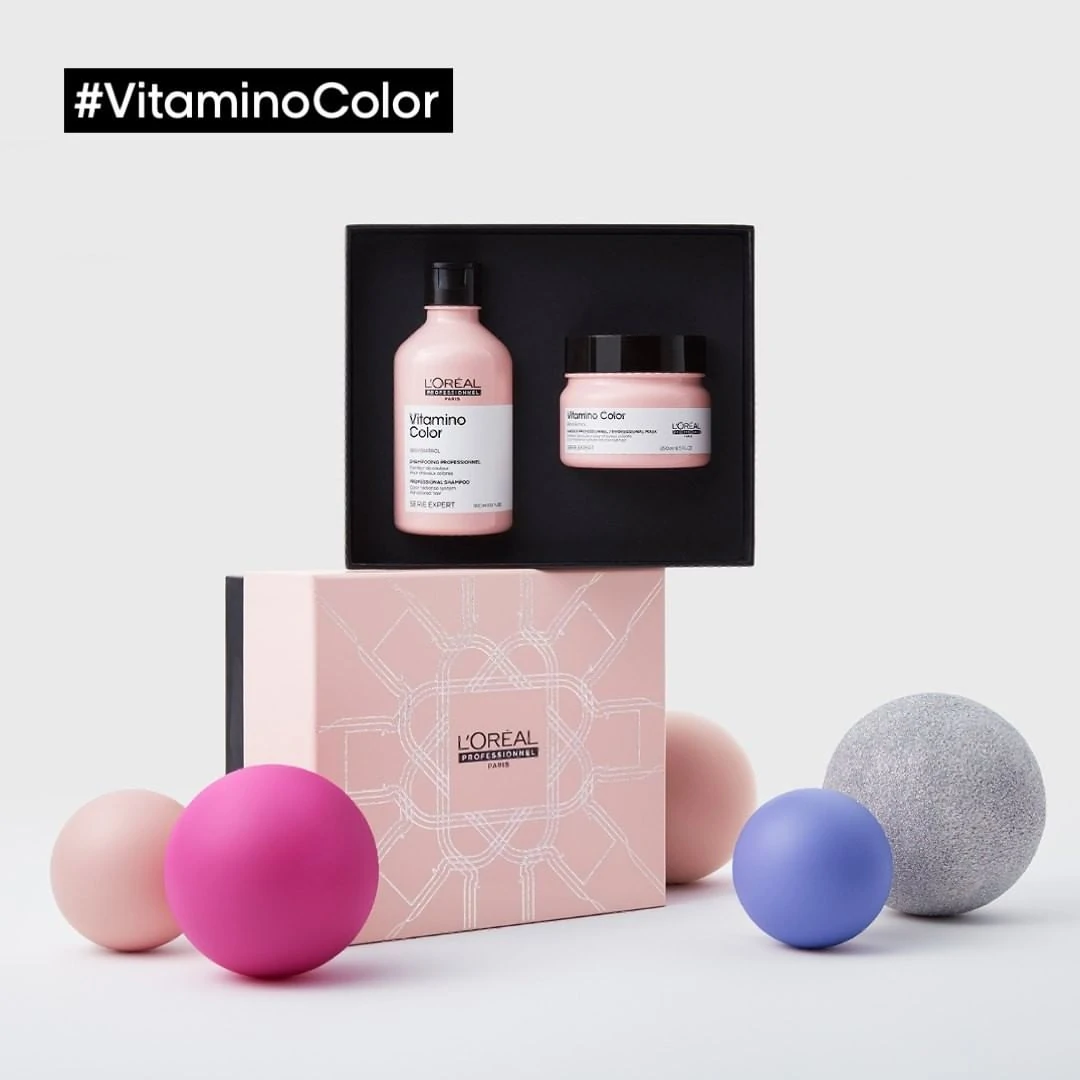 Loreal Professionnel Vitamino Color Radiance Hair Set For Colored Hair 3 Loreal Professionnel Vitamino Color Radiance Hair Set For Colored Hair - Image 3