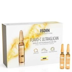 Isdin Isdinceutics Flavo-c Ultraglican Daily Antioxidant Serum Ampoules 30x2ml 0.068fl.oz -Nude Rich Sales lyskin isdin ISD00006.1