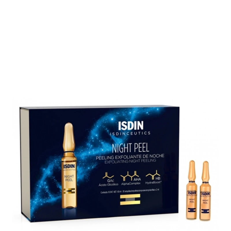 Isdin Isdinceutics Night Peel Ampoules 10x2ml 2 Isdin Isdinceutics Night Peel Ampoules 10x2ml - Image 2