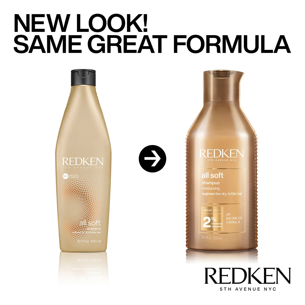 Redken All Soft Shampoo For Fine Dry Hair 300ml 10.1fl.oz 4 Redken All Soft Shampoo For Fine Dry Hair 300ml 10.1fl.oz - Image 4