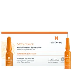Sesderma C-vit Advance Revitalizing Ampoules 10x1,5ml -Nude Rich Sales lyskin sesderma SES00182 1